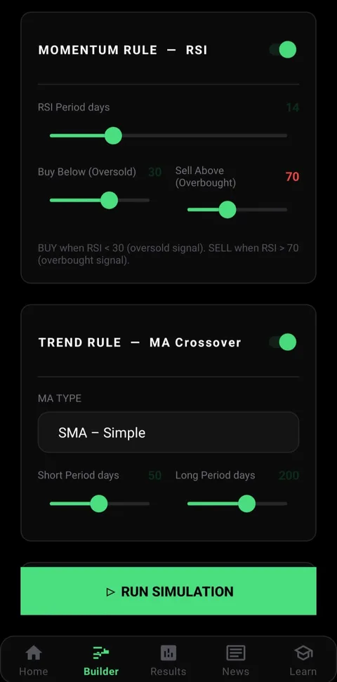RookNomics strategy builder
